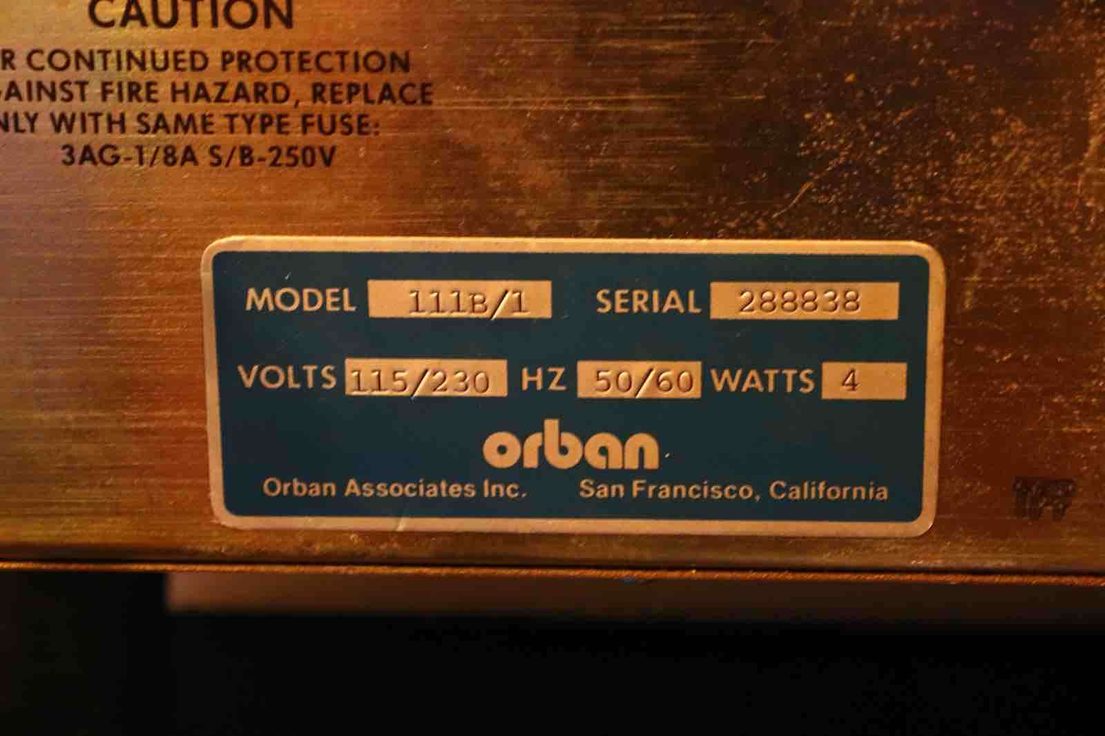 Orban 111B listing photo 14